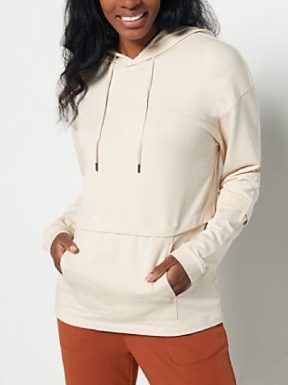 zuda Z-Knit Hooded Pullover Sweater